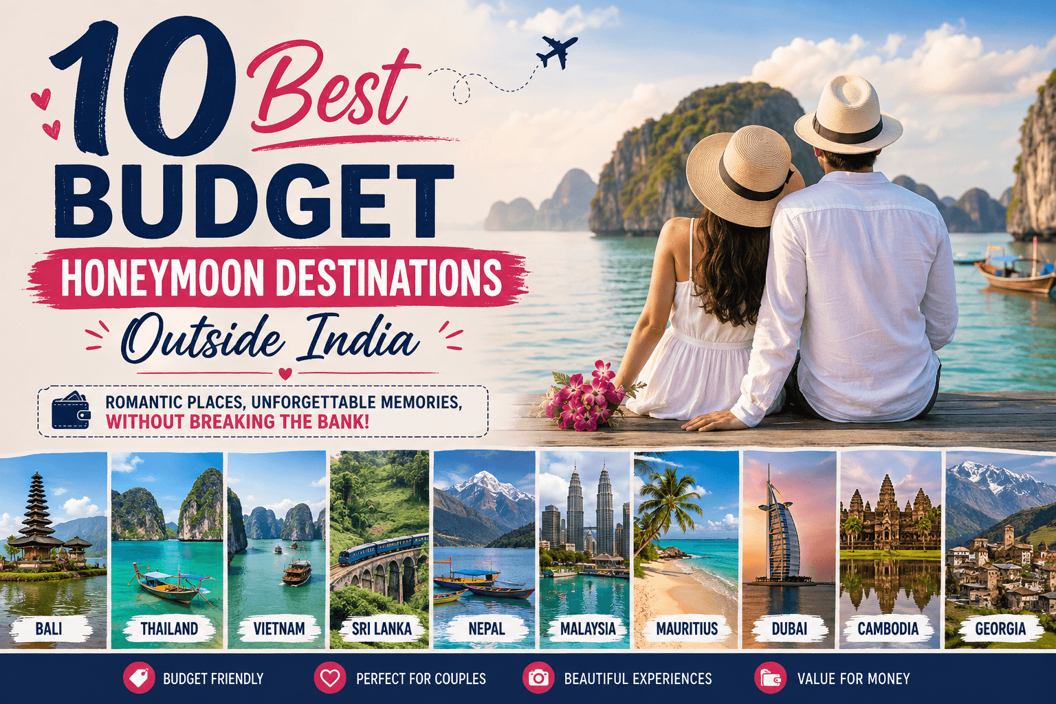 10 Best Budget Honeymoon Destinations Outside India