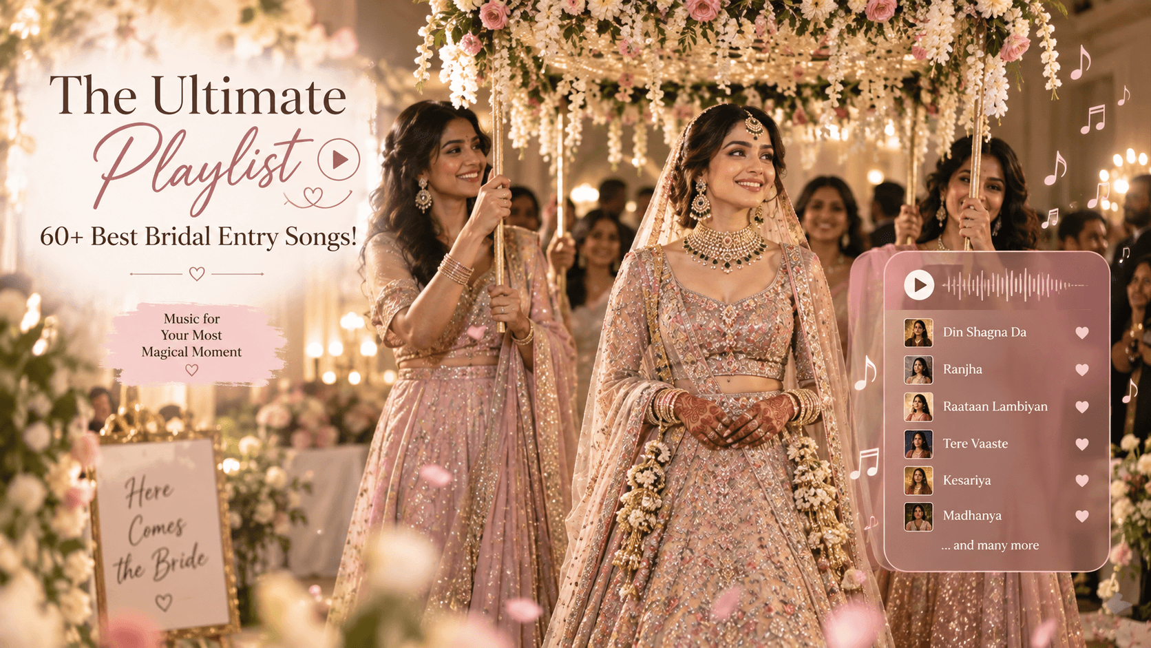 The Ultimate Playlist: 60+ Best Bridal Entry Songs for an Unforgettable Wedding